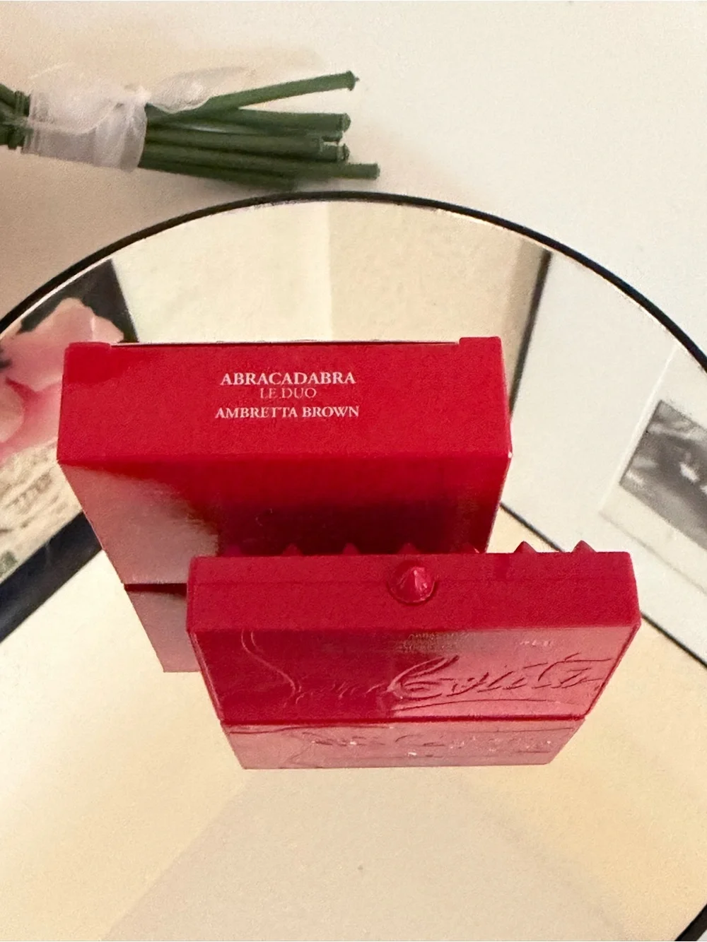 CHRISTIAN LOUBOUTIN Abracadabra Le Duo Ambretta Brown Eyeshadow Palette NIB